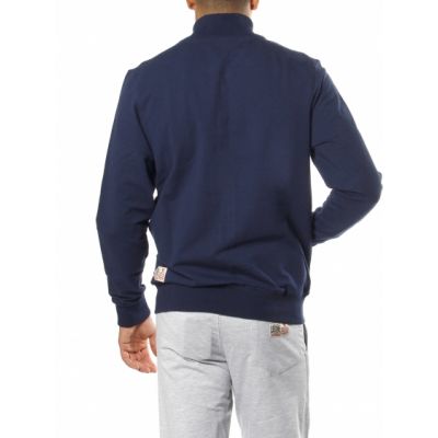 3. Herren Sweatshirt LEONE LSM314/S16 marineblau "M"