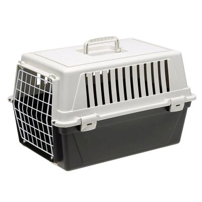 FERPLAST Atlas 20 EL – Transportbox für Haustiere, schwarz