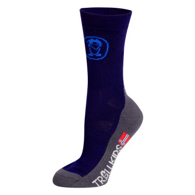 Kinder-Trekkingsocken für Jungen/Mädchen Trollkids Kids Trekking Mid Cut Socks II navy (930-100)