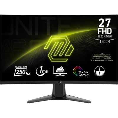 MSI MAG 27C6X Computermonitor 68,6 cm (27 Zoll) 1920 x 1080 px Full HD LCD Schwarz