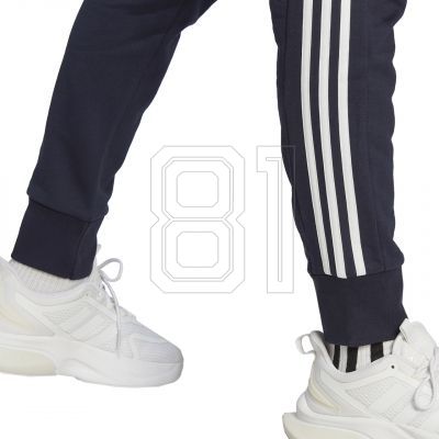 5. adidas Essentials French Terry Tapered Cuff 3-Streifen M IC9406 Hose