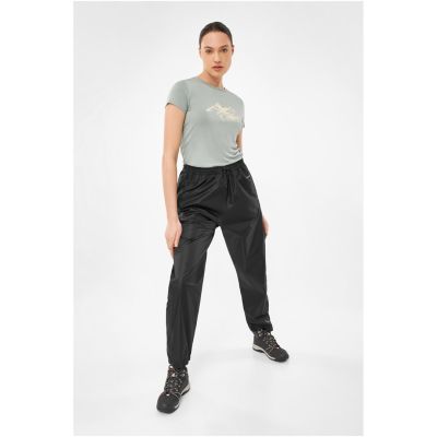 VIKING Rainier Damenhose mit durchgehendem Reißverschluss, Schwarz, XXL