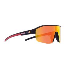 Red Bull Spect Dundee Radbrille – schwarz/braun/rot verspiegelt, Kategorie 3