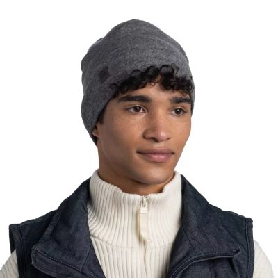 2. Thermoaktive Mütze Buff Merino Fleece Beanie – grey