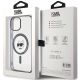 8. Karl Lagerfeld KLHMP15MHCHNOTK iPhone 15 Plus 6,7" transparentes Hardcase IML Choupette`s Head MagSafe