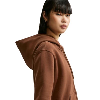 4. Nike Studio Fleece Damen-Sweatshirt, mittelschwer, hellbraun, IM8504 259