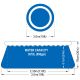 24. Aufblasbarer Pool mit aufblasbarem Halsband 300 x 76 cm 17793