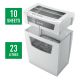 5. Leitz IQ Home Office P4 Aktenvernichter, 10 Blatt, 23-Liter-Auffangbehälter