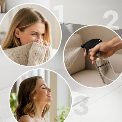 4. Frischer Geruchsneutralisierer und Fleckenentferner-Konzentrat 1l