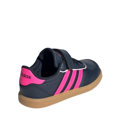 3. adidas Breaknet Sleek marineblaue und rosa Kinderschuhe JQ3060