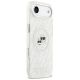 4. Karl Lagerfeld IML Glitter Karl&Choupette Heads Logo MagSafe Hülle für iPhone Air - Grau