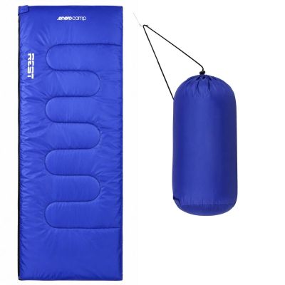 17. REST TOURIST SCHLAFSACK 170X70CM BLAU ENERO CAMP