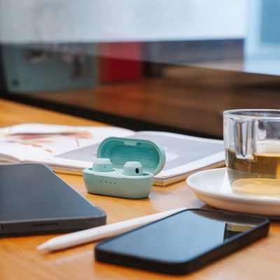 9. Teufel REAL BLUE TWS 3 True-Wireless-Bluetooth-In-Ear-Kopfhörer, nebelgrün – Kopfhörer – 20 KHz