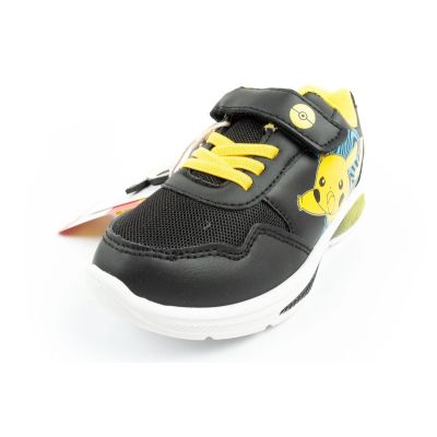 12. Leomil Pokemon Kinder Sportschuhe Sneakers leicht mit Klettverschluss schwarz gelb