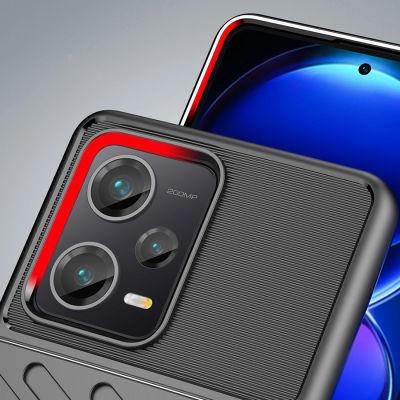 6. Thunder Case Hülle für Xiaomi Redmi Note 12 Pro+ Silikonhülle schwarz