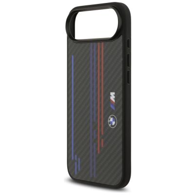 4. BMW M Kevlar Lines & Logo MagSafe Case für iPhone Air – Schwarz