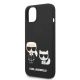 6. Karl Lagerfeld KLHMP14MSSKCK iPhone 14 Plus 6.7" Hardcase schwarz / schwarz Liquid Silicone Karl & Choupette Magsafe