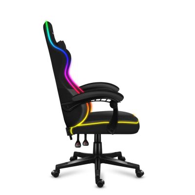 12. Huzaro Force 4.4 RGB Schwarzer Gaming-Stuhl