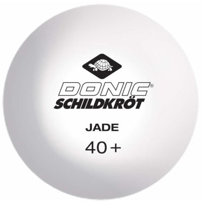 6. JADE POLY TISCHTENNISBÄLLE 40 WEISS 6 STÜCK BECHER