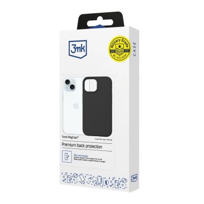 11. 3mk Fortis MagCase für iPhone 15 - schwarz
