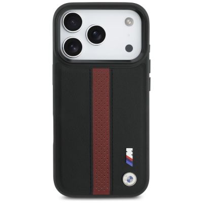 3. BMW M Perforated Stripe Logo MagSafe Case für iPhone 17 Pro – Rot