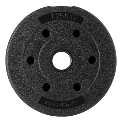 28. 4-in-1-Hantelset (Langhantel, Kurzhanteln, Kettlebell, Liegestützgriffe) Spokey PONDUS SET 20 kg