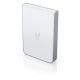 24. Ubiquiti UniFi U6 WLAN-Zugangspunkt für die Wandmontage (Wi-Fi 6) 2,4 GHz (2x2)/5 GHz (4x4)/6 GHz (–) PoE+/PoE 4x1 Gbit/s 1x2,5 Gbit/s