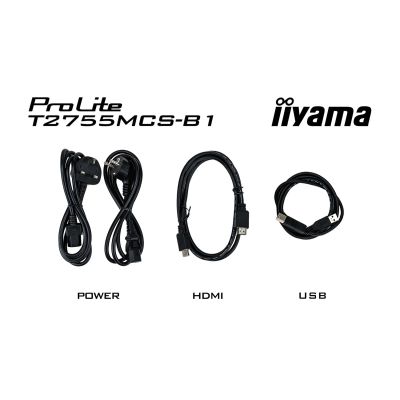 iiyama ProLite T2755MSC-B1 Computermonitor 68,6 cm (27") 1920 x 1080 px Full HD LED-Touchscreen Blade Schwarz