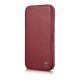 6. iCarer CE Premium Leather Folio Case iPhone 14 Pro Max Magnetic Flip Cover MagSafe Rot (WMI14220716-RD)