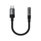 2. Acefast J12 USB-C auf 3,5-mm-Miniklinkenadapter – Schwarz