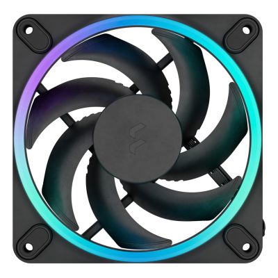 3. Fractal Design Momentum 12 RGB Computergehäuselüfter 12 cm Schwarz 3 Stück.