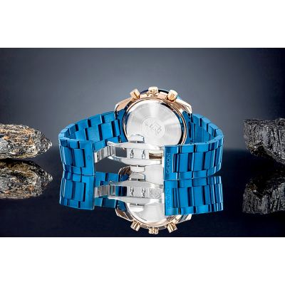 6. Giewont Chronograph Herrenuhr Saphirblau Kupfer GW8720-B5