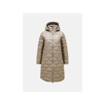 Płaszcz damski PEAK PERFORMANCE Helium Down Coat Women kolor beżowy