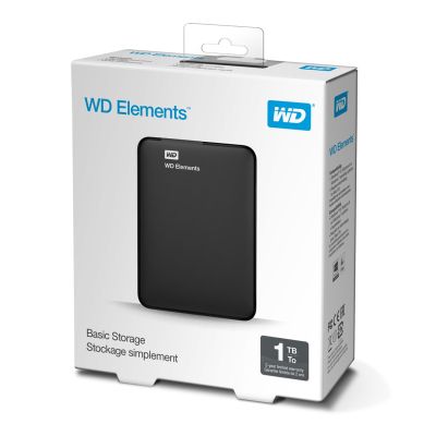 7. Externe Festplatte WD Elements Portable 1 TB 2,5 Zoll Schwarz