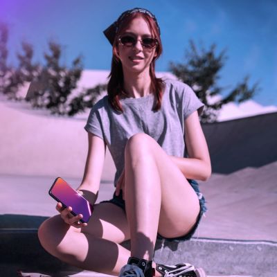 14. 3mk Regenbogen-Sichtschutzglas aus gehärtetem Glas für Apple iPhone 16e