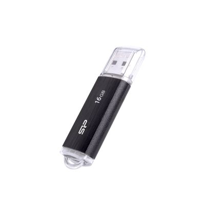 3. Pendrive Silicon Power Ultima U02 16GB USB 2.0 schwarz (SP016GBUF2U02V1K)