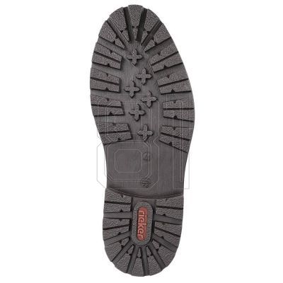 15. Rieker M RKR296A Wollgefütterte Lederstiefelette, schwarz