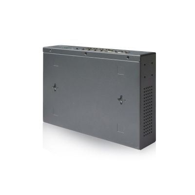 17. Unmanaged Netzwerk-Switch 19" 8x RJ45 10/100 Mbit/s, 2x FastEthernet Uplink, PoE+ 120 W Budget