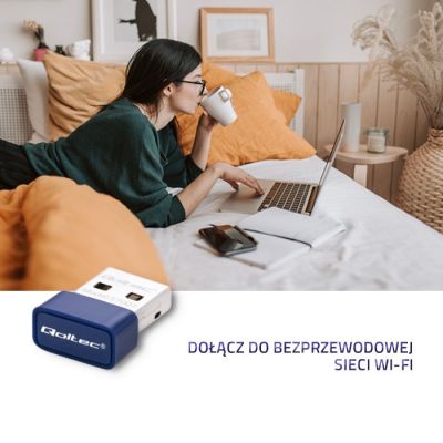 5. QOLTEC WLAN-Adapter, Wireless-N-Standard | Bluetooth 4.0 USB