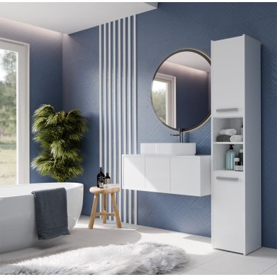 6. Badezimmerschrank 30 Weiß