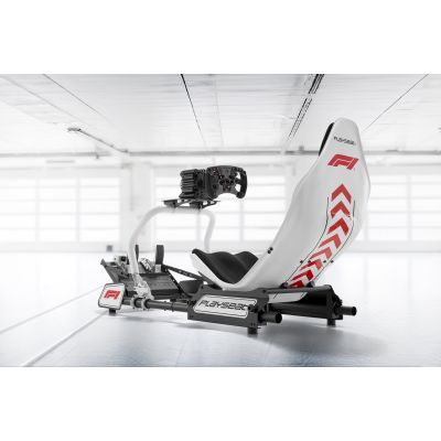 9. Playseat Formula Instinct Gaming-Stuhl – F1 Edition Universal-Polstersitz Schwarz, Weiß