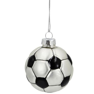 4. MICA Glas-Weihnachtskugel Fußball