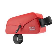 Rockbros 30120122004 Wasserdichte Fahrradrahmentasche mit Magnetverschluss, 0,9 l – Rot