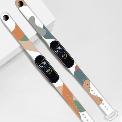 5. Strap Moro band für Xiaomi Mi Band 3 / 4 silikon strap uhr armband muster 6