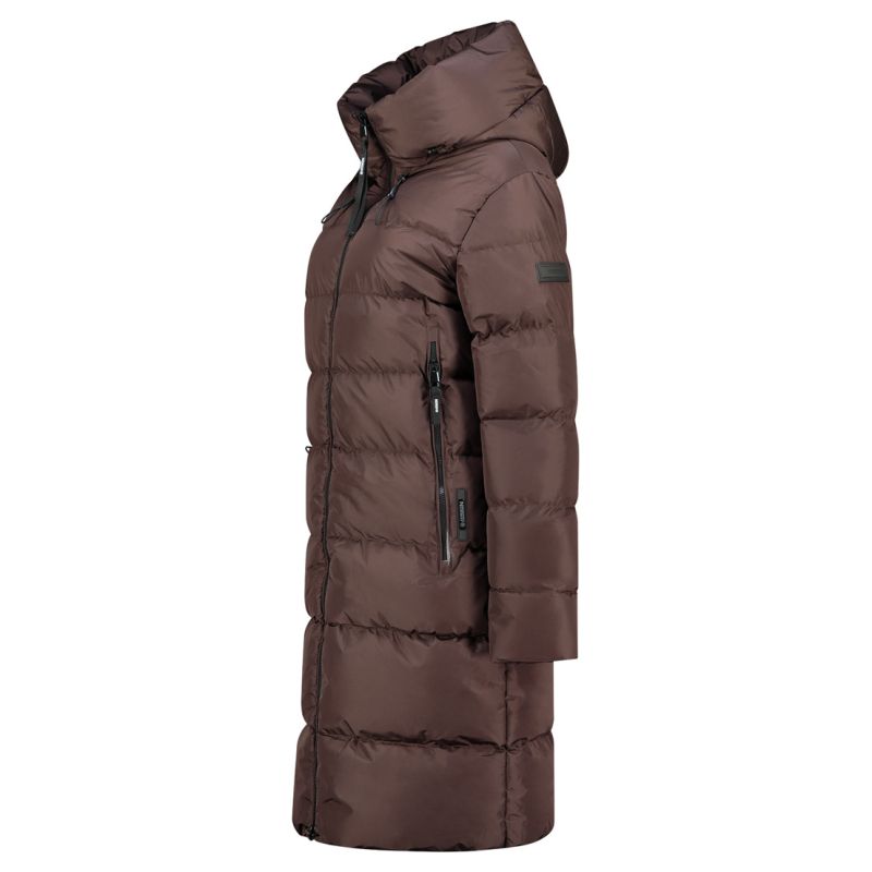 4. Damenparka Geographical Norway APRIL DBROWN DB LADY 0116-2 (WZ7108F/GN-DARK BROWN)