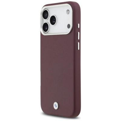 2. BMW -Logo-Metallhülle mit MagSafe-Funktion für iPhone 17 Pro Max – Rot