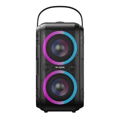 Kabelloser Bluetooth-Lautsprecher W-KING T9-2 80W Schwarz