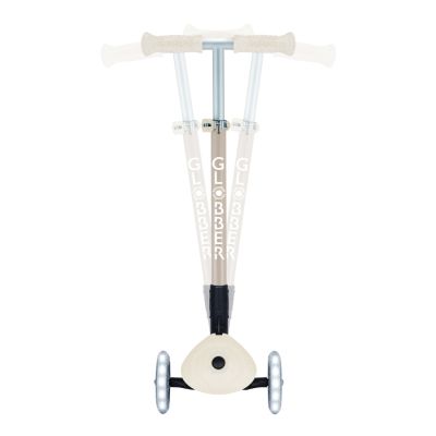 9. Globber PRIMO Faltbarer Öko-Scooter mit Beleuchtung - Kokosnuss (696-566-2)