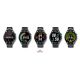 4. GIEWONT Vertex SmartCall GW450-2 Carbon/Carbon Leder Smartwatch