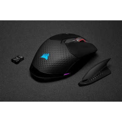 19. Corsair Dark Core RGB PRO Kabellose Gaming-Maus – Schwarz